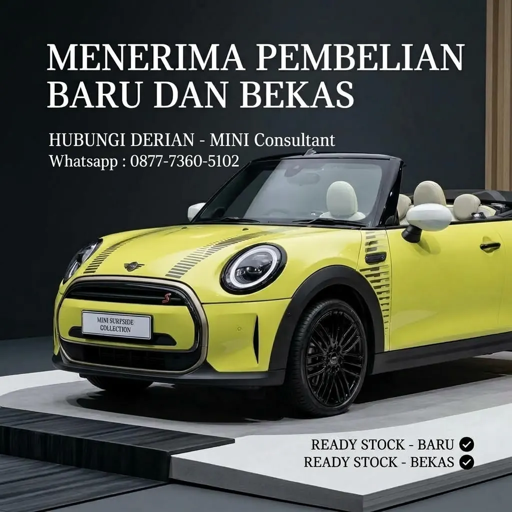 Harga MINI Cooper Cabrio Bekas
